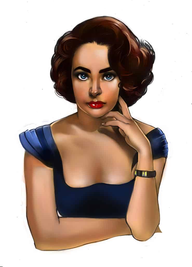 elizabethtaylor_color_by_andreamontano-d8l5v1g